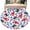Red, variant on Coastal Crabs Round Area Rug 5Ft Washable Circle Rugs for Living Room Bedroom, Blue Red Nautical Anchor Lobster Marine Life Non-Slip Carpet Floor Mats Indoor Outdoor Carpet Runner Home Decor