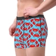 thumbnail image 2 of Gaeub Cartoon Crabs Print Men's Boxer Briefs,Super Fit Boxer Briefs for Men,Quick-Dry Underwear with 4-Way Stretch-X-Large, 2 of 5