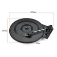 thumbnail image 4 of Record Turntable Table Black 1Pack 14.0X11.0X0.4In, 4 of 9