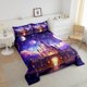 thumbnail image 3 of Juego de Cama para Niños Niñas,Fantasía Jardín Flores Princesa Toda la Temporada Acogedor, 3 of 5