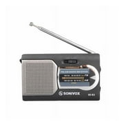 Sonivox Vs-R3 Analog Radio Black Color Vintage Nostalgic Radio