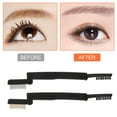 thumbnail image 3 of pitrice 2x Black Folding Eyelash Brush Defined Lashes Anywhere Anytime Lash Grooming Brush Tool Mascara Comb 1Set, 3 of 6