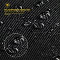 thumbnail image 5 of Funda protectora para tumbona con rejillas de ventilación, impermeable, a prueba de viento, anti-UV, 210D Oxford Fabric Funda protectora para tumbona, tumbona (200x75x40/80cm) - Negro, 5 of 5