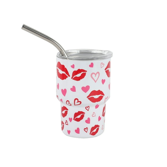 Cook with Color 5oz Valentine’s Day Tumbler, Kiss