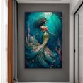 thumbnail image 3 of Kit Punto Cruz Sirena Impreso Hilo Algodón Ecológico Bordado 11CT 50x75cm, 3 of 9