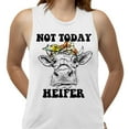 thumbnail image 2 of Not Today Heifer Women's Muscle Tank Large White, 2 of 5