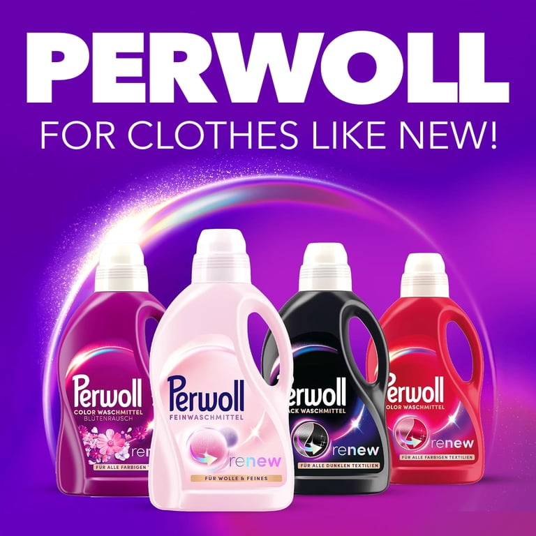 Perwoll, Detergent, Revives Dark Colors and Fibers