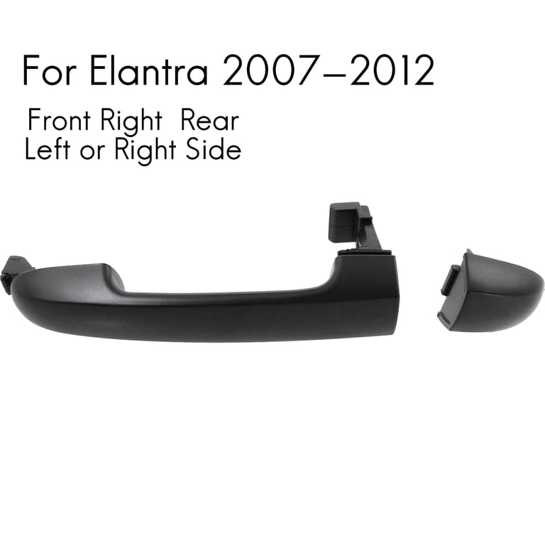 Right Front Passenger Door Handle For Hyundai Elantra 2007-2010 & Genesis Coupe 2010-2016 - Smooth Black