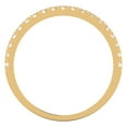 thumbnail image 5 of 0.57 ct Brilliant Round Cut Natural Morganite 14k Yellow Gold Stackable Band SZ 4.75, 5 of 6
