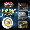thumbnail image 3 of Atomic Beam Tap Lights-  6 PACK- Brighten Your Space with a Simple Tap, 3 of 7