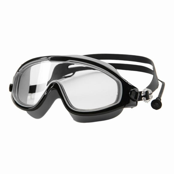 Gafas de Natación DYNWAVEMX Antivaho para Niñas Adolescentes 6-14 Negro