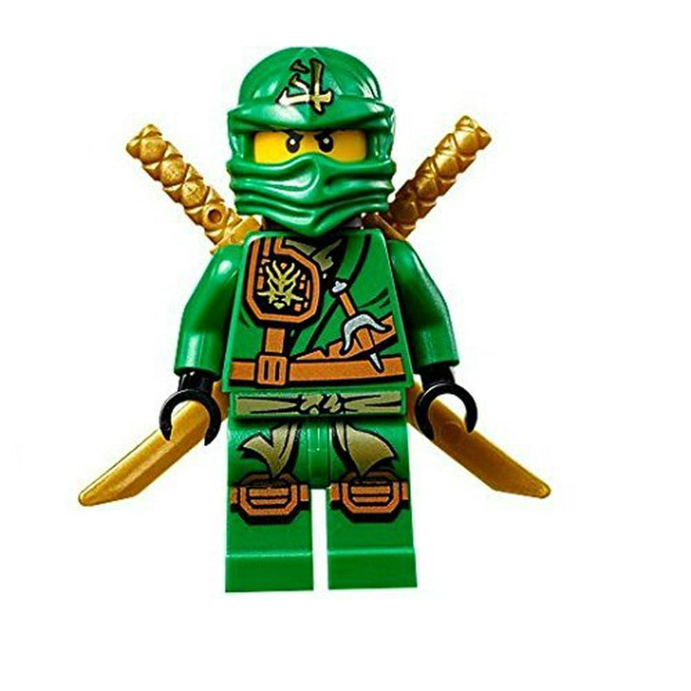 lego ninjago minifigure gold ninja lloyd dragon shamshir swords golden ninja