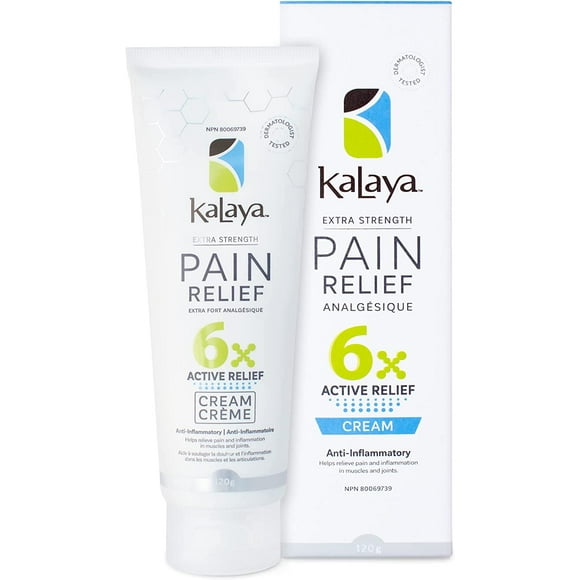 KaLaya 6X Extra Strength Pain Relief Cream for Arthritis, Joints, Muscle, Back, Neck, Shoulder, Hand and Knee Pain with 6 Natural Active