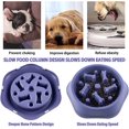 thumbnail image 5 of Slow Feeder Dog Bowl Agooga Anti Gulping Healthy Eating Interactive Bloat Stop Fun Alternative Non Slip Dog Slow Food Feeding Pet Slow Eating Healthy Design for Small Medium Size Dogs（Lavender）, 5 of 6