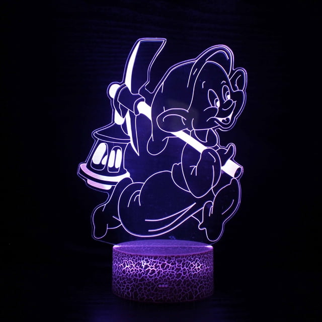 Night Light Dwarfs, LED 3D que cambia de color para niños y niños