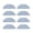 Eight Pieces, variant on SDFGTstore 6/8/12Pcs Vacuum Mop Replacement Pads for S8 Plus Reusable Hard Floor Cloth Wet Replacement Microfiber Soft Pad