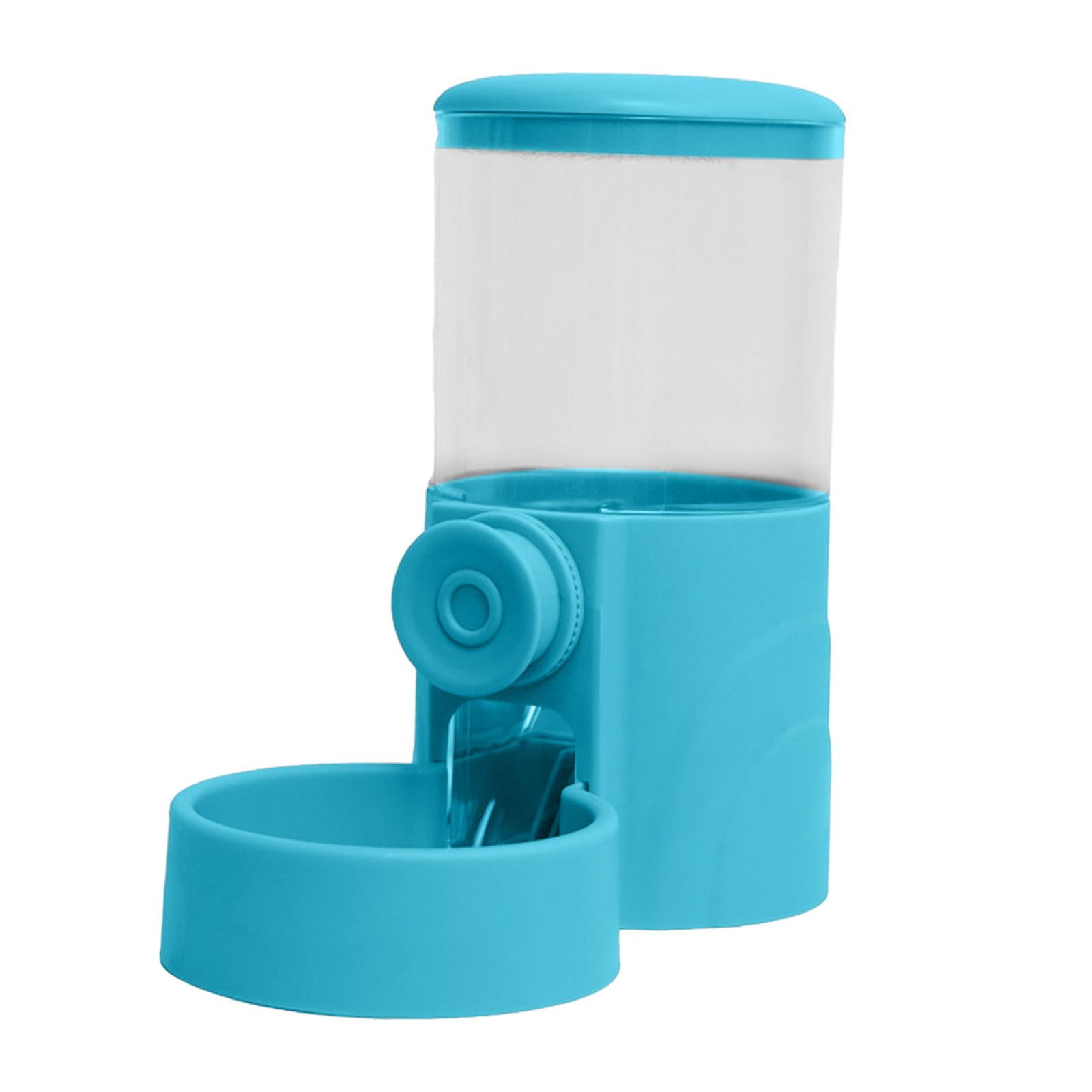 Bvdfgk Dog Cat Automatic Feeder Feeding Container Large Capacity Cage Hanging Dispenser Blue Food Dispenser