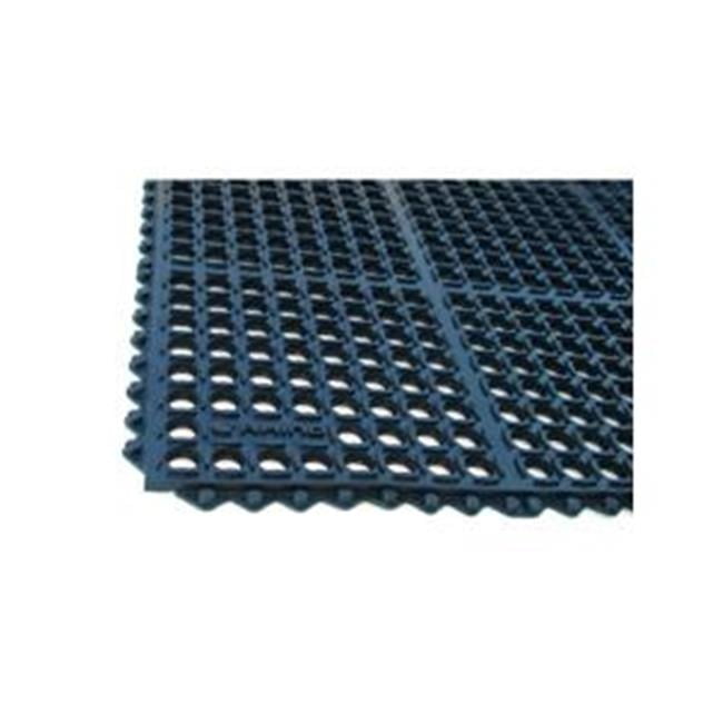 DrainX 2 x 3 ft. Interlocking Rubber Drain Thru Mats, Black Walmart