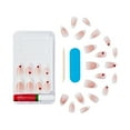 thumbnail image 4 of KISS Voguish Fantasy Valentine's Day Press on Nails, Love Rain, White, Medium Almond, 28 Count, 4 of 12