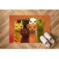 thumbnail image 6 of Home Decor Rugs, Abstract Cat Rugs, Abstract Cat Rugs 3D Printed Rugs, Six Cats Painting Rugs, Animal Rugs, Office Rugs, Cat Rugs, 2.6'x9.2' - 80x280 cm, 6 of 9
