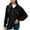 Black, variant on kakina CMSX Outwear Jacket Womens, Womens Ladies Solid Lapel Cardigan Long Sleeve Coat Buttons Shirt Outerwear Black, L