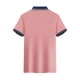 thumbnail image 5 of Tops Casuales de Negocios para Mujeres con Cuello de Solapa Y Mangas Cortas, Tela Transpirable Ligera para Oficina, Viajes Y Uso Diario, Top de Verano de Punto con Diseño de Tres Botones, 5 of 6