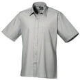 thumbnail image 1 of Premier Mens Short Sleeve Formal Poplin Plain Work Shirt, 1 of 3
