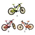 thumbnail image 4 of stanreset 1/10 Mountain Bicycle Model with Stand Holder Racing Portable Gift Bike Office Toddlers Tabletop Plastic Alloy Collection, 4 of 6