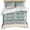 Brown, variant on Teal Pink Geometric Bedding 3 Piece Duvet Cover Set Queen Size, Vintage Floral Watercolor Boho Soft Microfiber Comforter Cover with Zipper Closure & Pillowcases, Wrinkle & FadeResistant Quilt Cover