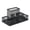 Black, variant on Four-grid pen holder storage box desktop office supplies multi-functional creative combination stationery office supplies