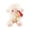 A003- Red, variant on Valentine Plush Lamb Stuffed Animal 10 Inch Blue Flower Bouquet Valentines Day Gift for Girlfriend Single Pack