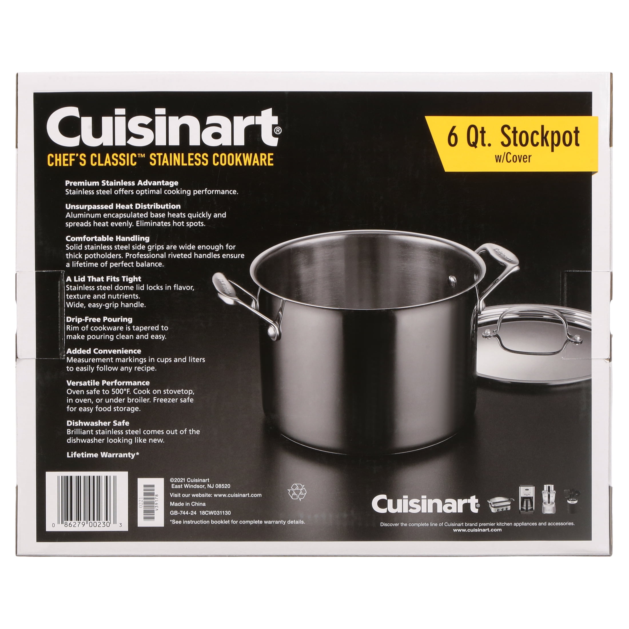 Cuisinart Professional Stainless Saute with Cover, 6-Quart — Luxio