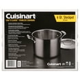 thumbnail image 3 of Cuisinart Chef's Classic 6 qt Induction Compatible Stainless Steel Stockpots with Lid, 3 of 9