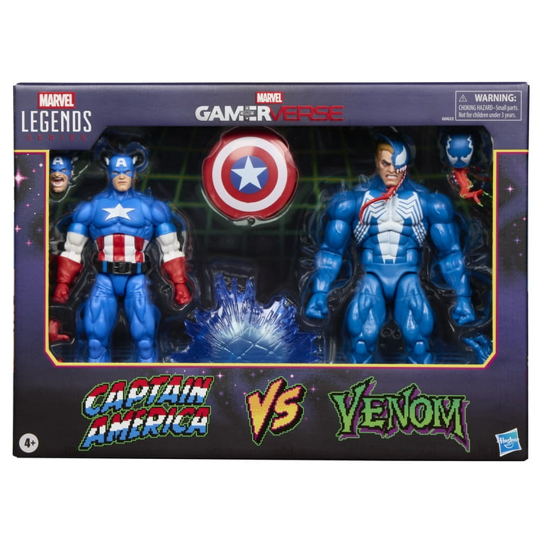 MARVEL LEGENDS ヴェノム + 20周年キャプテン・アメリカ Marvel Legends Series Gamerverse Captain America vs Venom 6-Inch