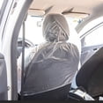thumbnail image 5 of 100Pcs Disposable Car Seat Covers Plastic Seat Covers for Cars Universal Disposable Clear Plastic Car Cover, Car Disposable Transparent Seat Protective Covers（140*80cm), 5 of 5