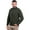 Army Green, variant on SAOL 100% Merino Wool Men's Aran Traditional Fisherman Cable Knit Sweater Irish Crew Neck Pullover Made in Ireland