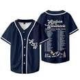 thumbnail image 1 of Hudson Westbrook Take Your Time Tour Merch Veste de Baseball Tee Unisexe Col en V Manches Courtes T-Shirts, Style 1, TTP, 1 of 6