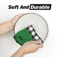 thumbnail image 5 of Sm:)e Buffalo Plaid Shamrocks Lucky Truck St. Patrick's Day Kitchen Towels Dish Towels, 18x26 Inch Seasonal Spring Decoration Hand Towels Set of 4, 5 of 7