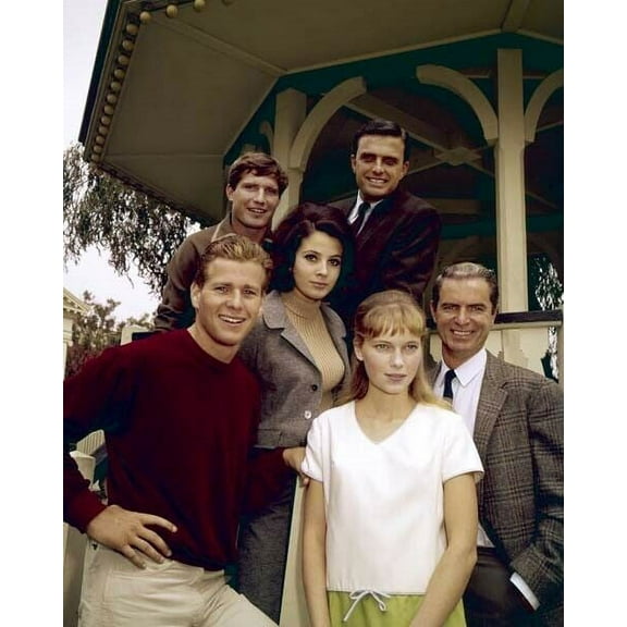 Peyton Place TV series classic cast line-up Barbara Parkins etc 24x30 Poster