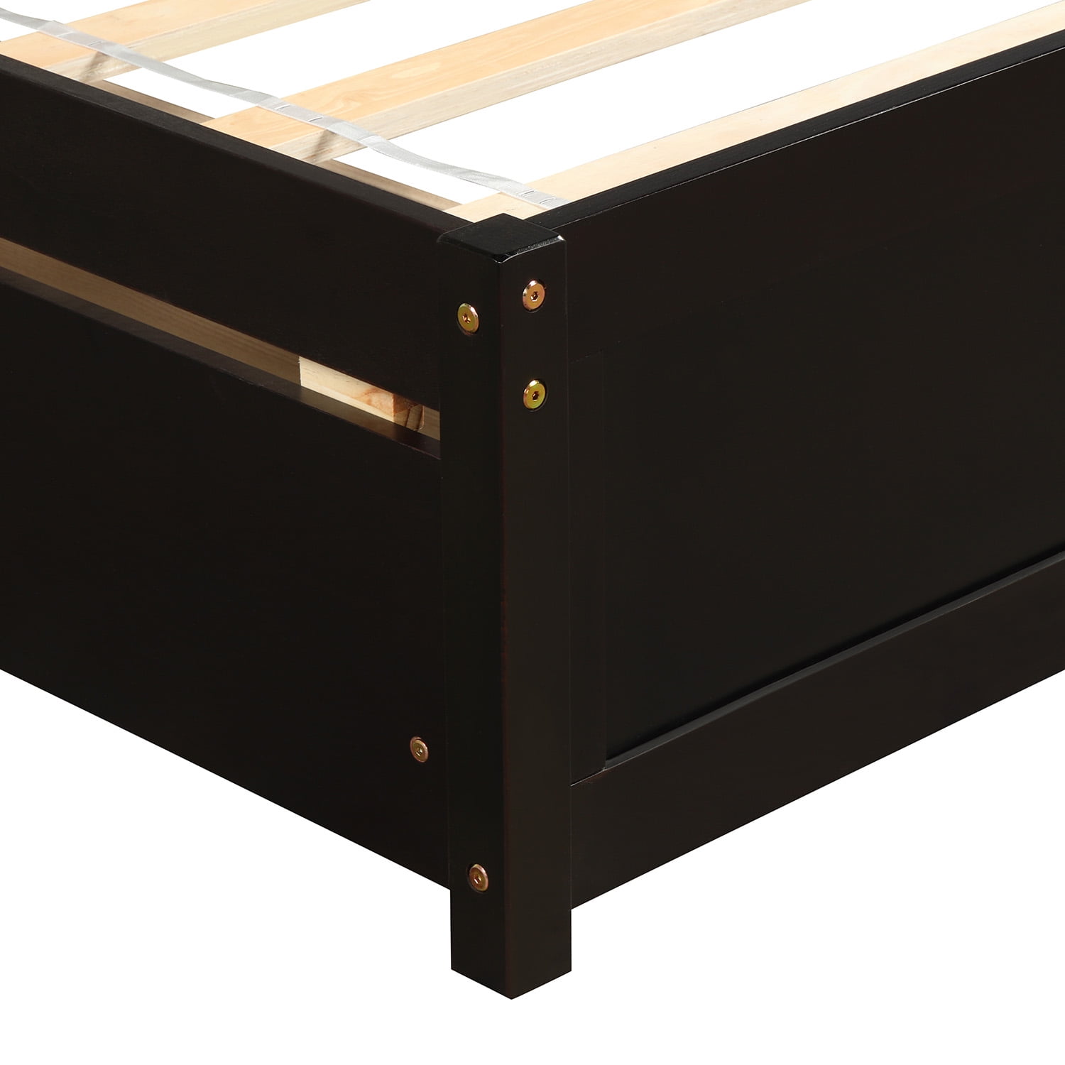 Kadyn Wooden Twin Platform Bed Frame, Storage Bed Platform Bed Frame with Two Drawers and Headboard, Modern Twin Size Bed Frame for Kids Adults, Espresso Kadyn Wooden Twin Platform Bed Frame, Storage Bed Platform Bed Frame with Two Drawers and Headboard, Modern Twin Size Bed Frame for Kids Adults, Espresso