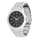 thumbnail image 2 of Reloj Cronógrafo Para Hombre, Cuarzo, Resistente Al Agua, Correa De Acero Inoxidable, Plata/negro - Titan Workwear, 2 of 3