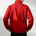 thumbnail image 5 of Fanshiluo Men's Stand Collar Full-Zip Long Sleeve Jacket, Lightweight Windproof Casual Outerwear with Side Pockets for Men,XL,Big and Tall Men, 5 of 8