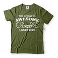 thumbnail image 4 of Awesome Uncle Shirt Funny Uncle T Shirt Father's Day Uncle T-Shirt Fathers Day Gift T Shirt U (Small Navy Blue), 4 of 6