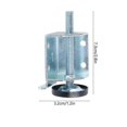 thumbnail image 2 of 2 Pairs Screw Furniture Adjustable Cabinet Feet for Table Sofa Wardrobe Steel Leveling Feet Furniture Leg Accessories, 2 of 4