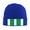 Blue, variant on Flag Of Nigeria Beanie Hat Men Women Warm Printed Cap Knit Beanies Hats Outdoor Winter Deep Heather