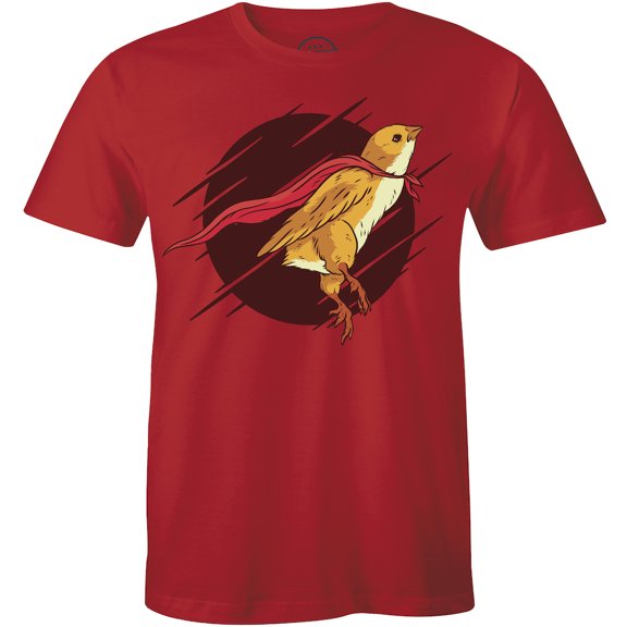 Funny Super Flying Bird Sparrow Chicken Super Hero Men's Gift T-Shirt