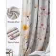 thumbnail image 3 of Spring Flowers Blackout Curtains for Bedroom Living Room Darkening Curtains 54 Inch Long Watercolor Wildflowers Farmhouse Floral Short Curtain for Small Window Treatment Grommet Drapes 42"x54"x2, 3 of 9