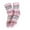 Pink, variant on 1PCS·Women's Plush Thick Thermal Floor Socks - Non-Slip Gripper Cozy Home & Cold Weather Wear