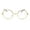 Gold, variant on Iconic 70s Round Circle Lens Musician Hippie Eyeglasses Gold