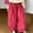 Pink, variant on NAISIBABY Children Solid Color Drawstring Pants, Baby Boys Girls Pockets Cargo Length Pants Hot Pink 130